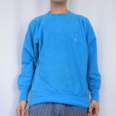 画像2: 90's Champion REVERSE WEAVE USA製 目付きスウェット L (2)