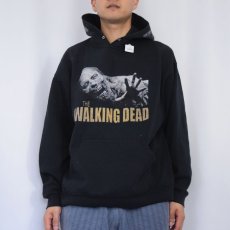 画像2: THE WALKING DEAD テレビドラマプリント スウェットフーディー BLACK XL (2)