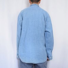 画像3: 90's GAP ボタンダウン デニムシャツ XL (3)