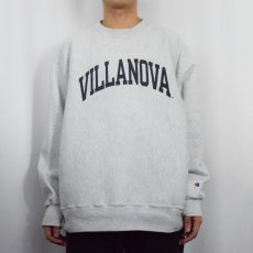 画像2: 2000's Champion REVERSE WEAVE "VILLANOVA" プリントスウェット XL (2)