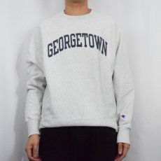 画像2: 2000's Champion REVERSE WEAVE "GEORGETOWN" プリントスウェット M (2)