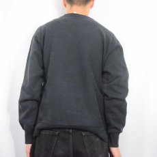 画像3: 2000's Champion REVERSE WEAVE "VFILES" ロゴプリントスウェット BLACK M (3)