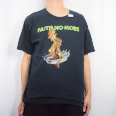 画像2: FAITH NO MORE オルタナティヴ・ロックバンドTシャツ BLACK L (2)