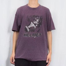 画像2: 90's HELMET USA製 オルタナティヴ・メタル・バンドTシャツ XL (2)