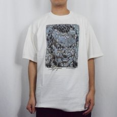 画像2: 90's Doug Auld USA製 "One Flew Over The Penguin's Nest 【Jack Nicholson】" 騙し絵アートプリントTシャツ DEADSTOCK XL (2)