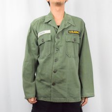 画像2: 60's U.S.ARMY ユーティリティシャツ 1st (2)