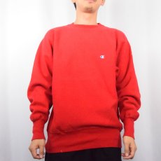 画像2: 90's Champion REVERSE WEAVE USA製 目付きスウェット L (2)