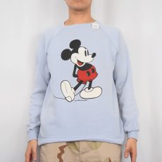 画像2: 80's Walt Disney Productions USA製 "MICKEY MOUSE" プリントスウェット XL (2)