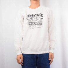 画像2: 80〜90's USA製 "DICK'S LAST RESORT" レストランプリントスウェット XL (2)