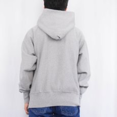 画像3: 90's Champion REVERSE WEAVE 目付きスウェットフーディー L (3)