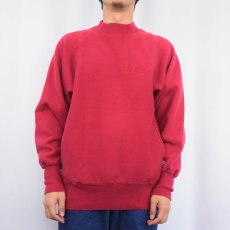 画像2: 90's Champion REVERSE WEAVE USA製 "PHODE ISLAND" 刺繍入り ラグランスウェット L (2)