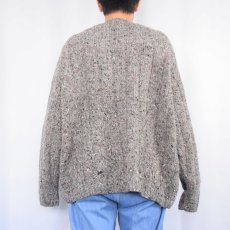 画像3: GAP ネップ混 Vネックウールニットセーター XL (3)