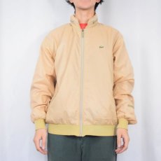 画像2: 80's IZOD LACOSTE ワッペン付き ナイロンジャケット L (2)