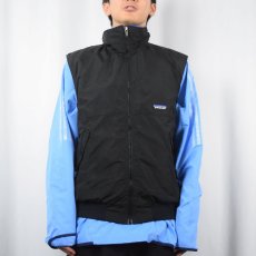 画像2: 90's Patagonia シェルドシンチラベスト BLACK M (2)