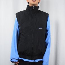 画像2: 2000's Patagonia シェルドシンチラベスト BLACK L (2)