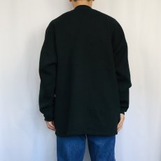 画像3: 90's RUSSELL ATHLETIC USA製 ヘンリーネックスウェット BLACK XL (3)