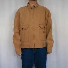 画像2: 90〜2000's Dickies エルボーパッチ付き ダックワークジャケット L (2)