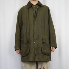 画像2: 90's Barbour ENGLAND製 "BORDER" オイルドジャケット 3ワラント (2)