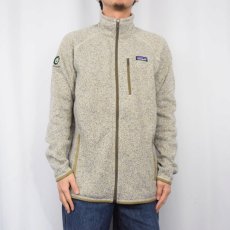 画像2: 2010's Patagonia "NORTHWAY" 刺繍入り ベターセーター L (2)