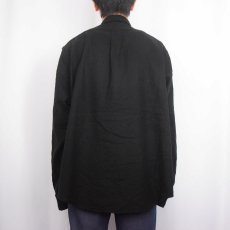 画像4: POLO Ralph Lauren ライトネルシャツ BLACK XXL (4)