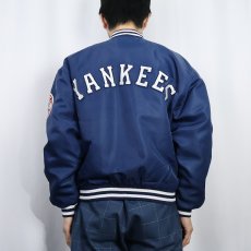 画像3: MLB New York Yankees パッチ付き ナイロンスタジャン M (3)