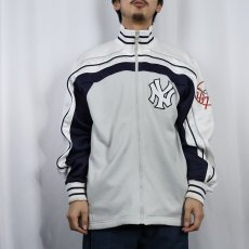 画像2: MLB New York Yankees パッチ付き トラックジャケット M (2)