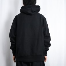 画像3: Champion REVERSE WEAVE "MoMA" ワッペン付き スウェットフーディー L (3)