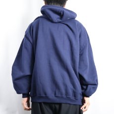 画像3: RUSSELL ATHLETIC 無地スウェットフーディー NAVY XXL (3)