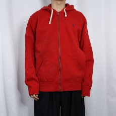 画像2: POLO Ralph Lauren スウェットジップパーカー XL (2)