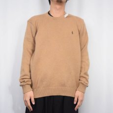 画像2: 90's POLO Ralph Lauren コットンニットセーター XXL (2)