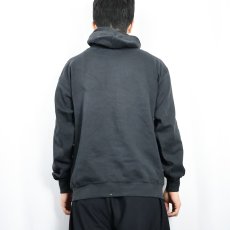 画像3: 90's JERZEES USA製 "SOUTHERN MISS" プリントスウェットフーディー BLACK L (3)