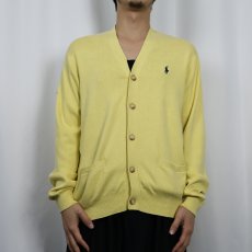 画像2: POLO Ralph Lauren ピマコットン ニットカーディガン M (2)