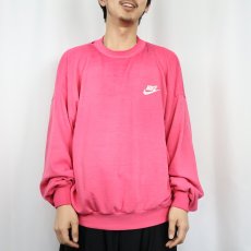 画像5: 80's NIKE USA製 紺タグ ロゴプリントスウェット XL (5)