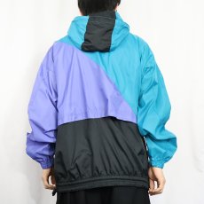 画像4: 90's NIKE 銀タグ ハーフジップ ナイロンパーカー XL (4)