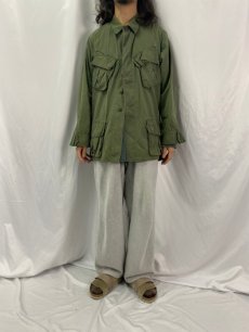 画像2: 60's U.S.ARMY ジャングルファティーグジャケット 3rd (2)