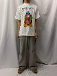 画像2: Mr. Potato Head "The Perfect Man" キャラクタープリントTシャツ XL (2)