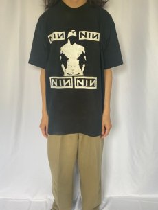 画像3: 90's NINE INCH NAILS USA製 ロックバンドTシャツ XL (3)