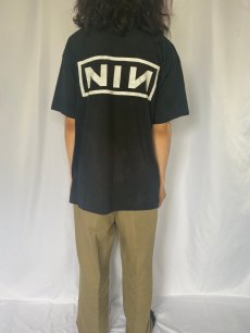 画像5: 90's NINE INCH NAILS USA製 ロックバンドTシャツ XL (5)