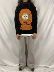 画像2: 2000's SOUTH PARK キャラクター アクリルニットセーター SIZE2 (2)