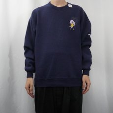 画像2: Morton Salt 塩メーカープリントスウェット NAVY (2)