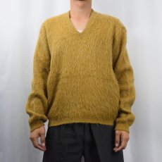 画像2: 60's Mt.Alba Knitwear モヘアニットセーター M (2)