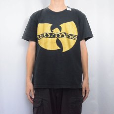 画像2: WU-TANG ヒップホップグループ プリントTシャツ BLACK (2)