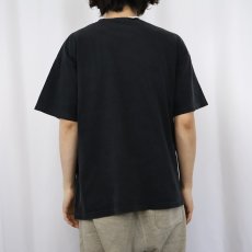 画像3: 90's DKNY ロゴプリントTシャツ BLACK (3)