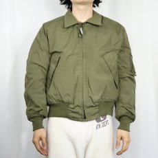 画像2: 80's U.S.ARMY CVC タンカースジャケット ノーメックス MEDIUM-SHORT (2)