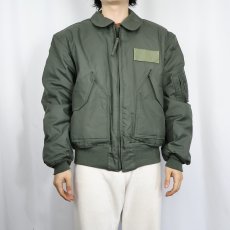 画像2: U.S.AIR FORCE CWU-45/P "NOVOLOID" フライトジャケット LARGE (2)