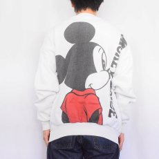 画像4: 90's Disney USA製 MICKEY MOUSE キャラクタープリントスウェット L (4)