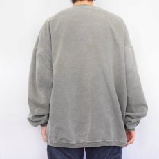 画像3: 90's ARIZONA JEANS USA製 前V 無地フェードスウェット XL (3)