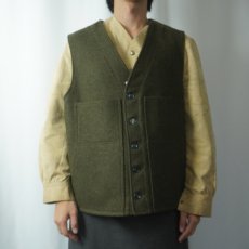 画像2: 2000's FILSON MACKINAW WOOL VEST 46 (2)