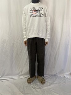 画像2: 90's USA製 "CHAMPION" イラストプリントスウェット XL (2)