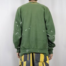 画像3: 90's Champion REVERSE WEAVE USA製 "WEATERN MARYLAND COLLEGE" ペンキペイントスウェット XL (3)